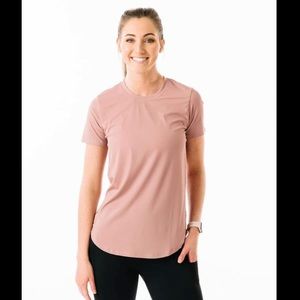 ZYIA Primo Short Sleeve Tee In Poppy